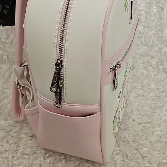 NWT Loungefly Aristocats embroidered floral mini backpack - Picture 5 of 12